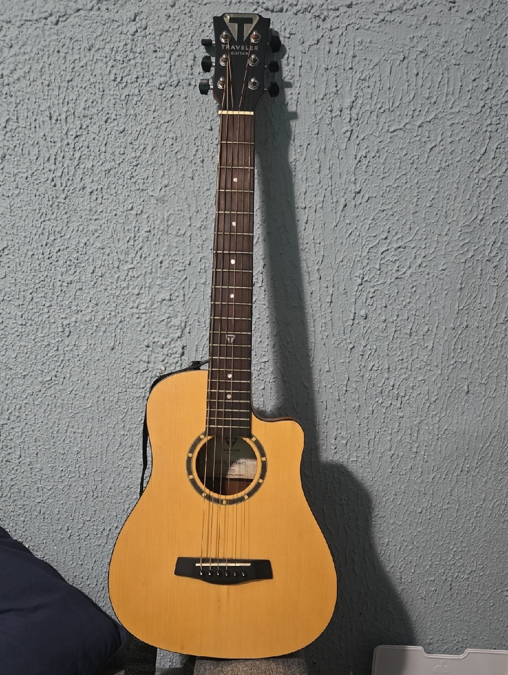Traveler Travel-Size Acoustic Guitar in Natural